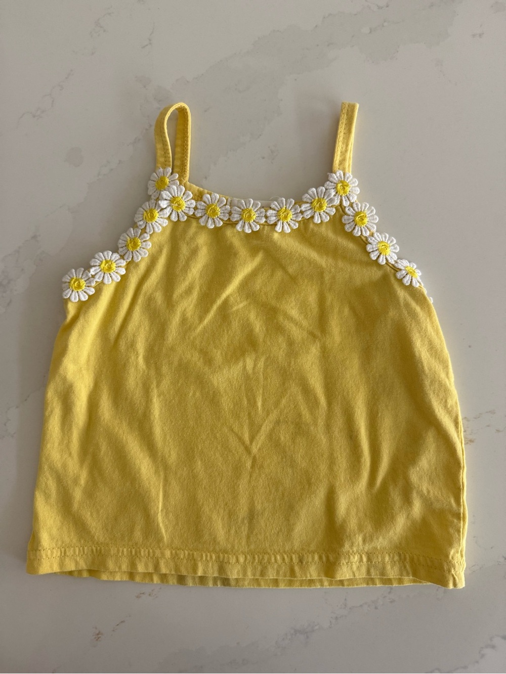 Lindo Korean brand daisy yellow tank top camisole
